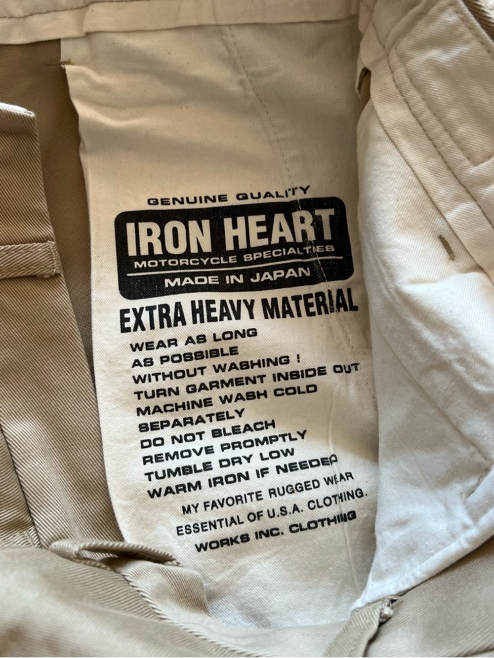 Iron Heart Chinos - Japanese designed workwear- 32x30 - Picture 9 of 15